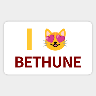 I Cat Heart Eyes Emoji Bethune Cookman Magnet